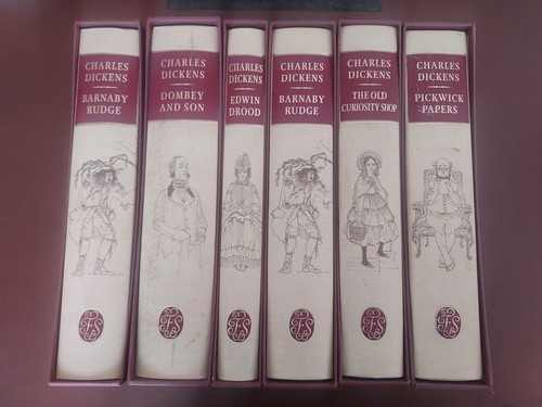 Six charles dickens folio - charles,
