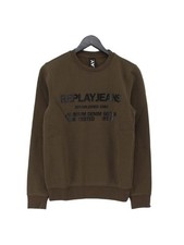 Replay Men's Hoodie S Green