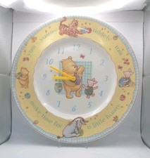 Winnie the Pooh Plate Clock