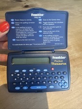 Franklin Pocket Thesaurus TPQ 108 Tested Working 