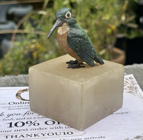 Charming vintage cold painted - vintage,