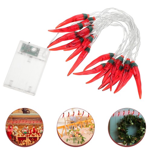Durable red pepper string - red,