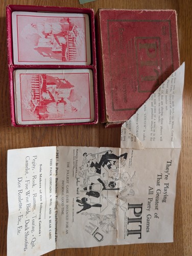 Vintage pit card game - game, bull