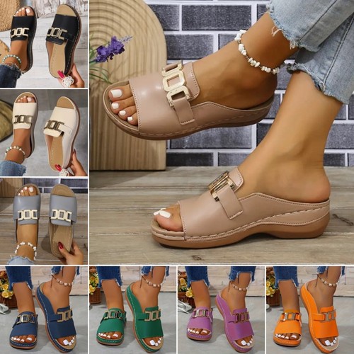 Womens summer wedge - womens, heel