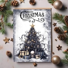 Gothic christmas card x3 - gothic,