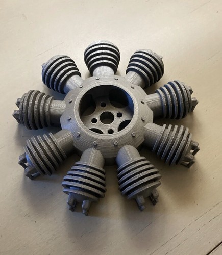 Radial engine cylinder dummy - radial,