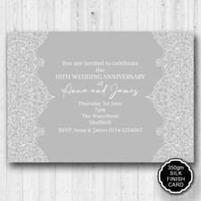 Personalised 10th Wedding