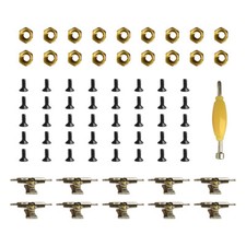 71pcs 96mm Fingerboard Wooden Trucks Screws Nuts Accessory Tool Replacement Toys