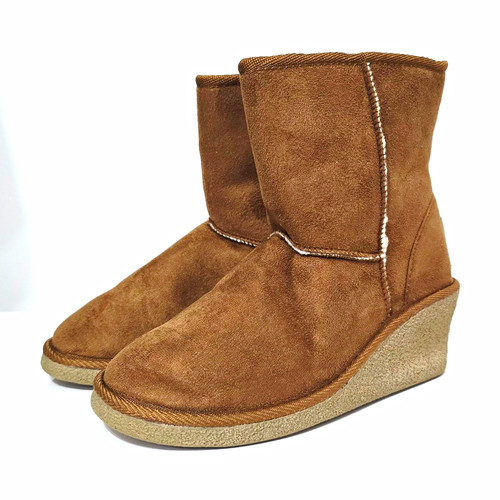 Ella womens brown suede faux - womens,
