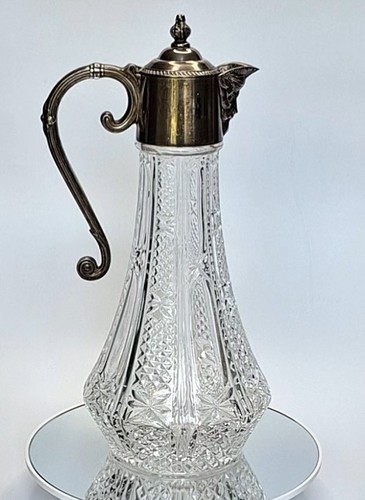 Antique cut crystal claret - antique,