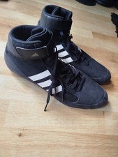 Adidas HVC Men Wrestling Boxing Shoes Breathable Air Mesh Upper HookLoop Strap