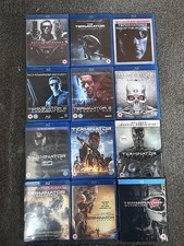 TERMINATOR T2 Judgement Day/Salvation/Rise/Genisys/Dark Fate BLU-RAY bundle vgc