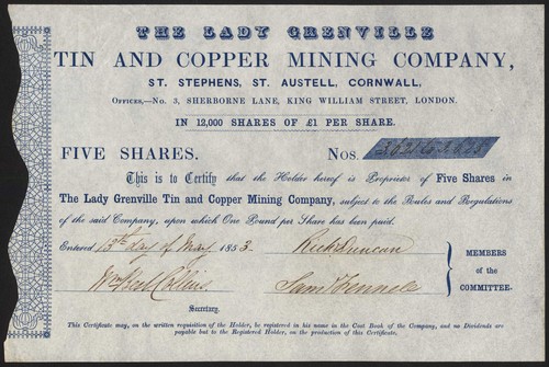 Lady grenville tin - lady, and