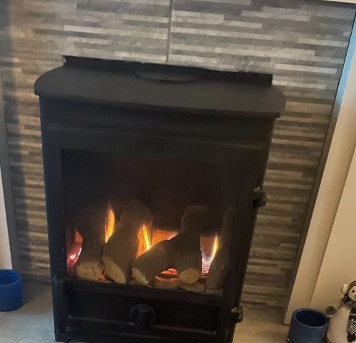 Gas fires used - fires,
