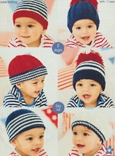 1701 BABY BOY GIRL DK 6x HATS