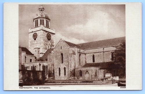 Postcard portsmouth cathedral - postcard,