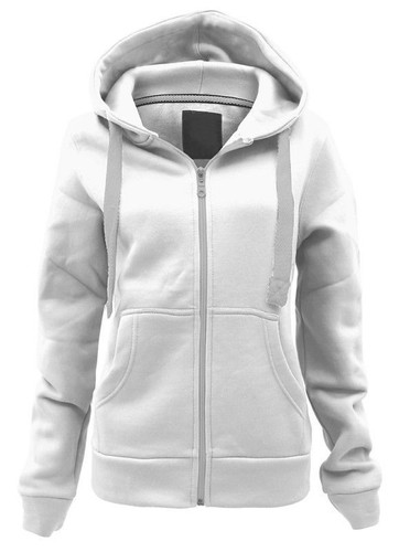 Ladies fleece plain - fleece, zip