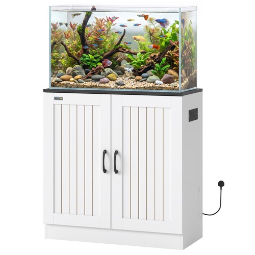 Pawhut fish tank stand - stand,, 20-29