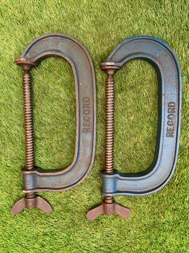 Pair vintage record 6 - pair, of
