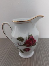 Wawel Small Porcelain Milk Jug Rose Design Made In Poland