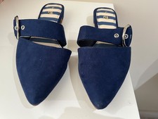 TU Shoes Size UK 3 Navy Slip