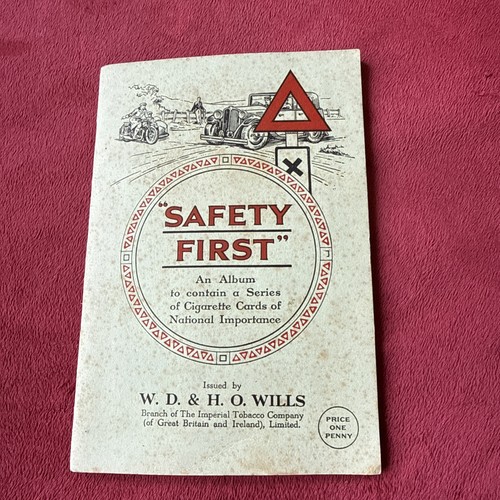Vintage 1938 safety first d - 1938,