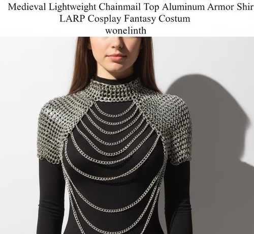 Medieval aluminum chainmail - medieval,