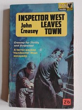 Inspector West Leaves Town by John Creasey - 1964 Pan PB Crime Mystery Classic