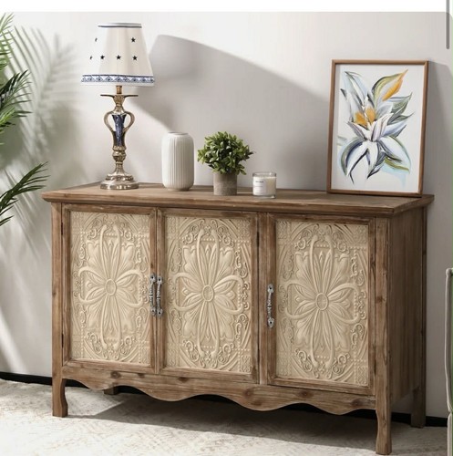 Solid wood sideboard storage - solid,