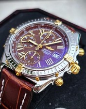 Ultra Rare Breitling Crosswind 44, Chocolate Dial - FULL SET, SERVICED, WARRANTY