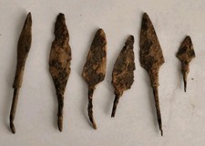 LOT OF 6 ANCIENT ROMAN IRON
