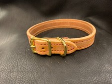 Bridle leather dog collar - dog,