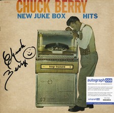Chuck Berry New Juke Box Hits SIGNED AUTOGRAPHED VINYL RECORD ACOA