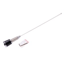 NMO Mobile Antenna Stainless Steel Spring Seismic Dual Bands 70cm 2m 100W 3.15dB