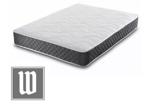New memory foam sprung quilted - new,