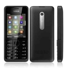 Nokia Asha 301 (New)- Black (Unlocked) Mobile Phone- Warranty.UK Seller