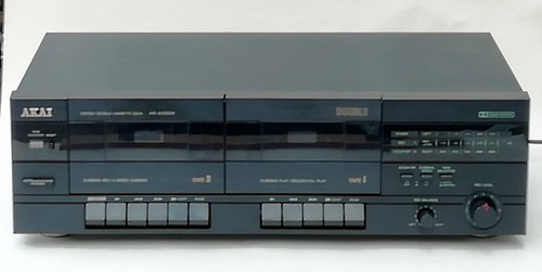 Akai double cassette deck - akai,