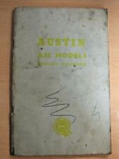 1950 AUSTIN A35 MODELS Saloon Van Countryman Drivers Handbook Maintenance Owners