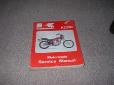 GENUINE KAWASAKI KZ 250 WORKSHOP SERVICE MANUAL.  1980 . FREE UK POSTAGE
