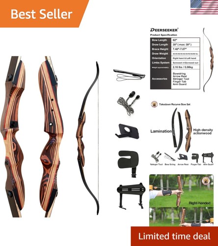 Deerseeker archery recurve - 62",