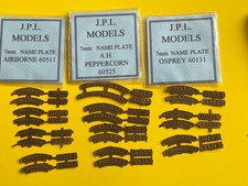 O GAUGE NAME & NUMBER PLATE