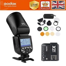 Godox V1N TTL Flash Speedlite + X2T-N Trigger for Nikon + AK-R1 Accessories Set