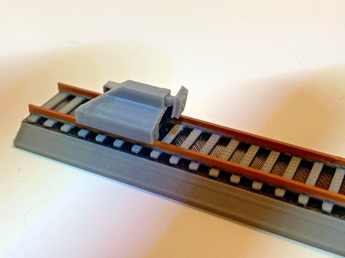 Scale track buffer stop - scale,