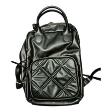 Primark Black Quilted Backpack