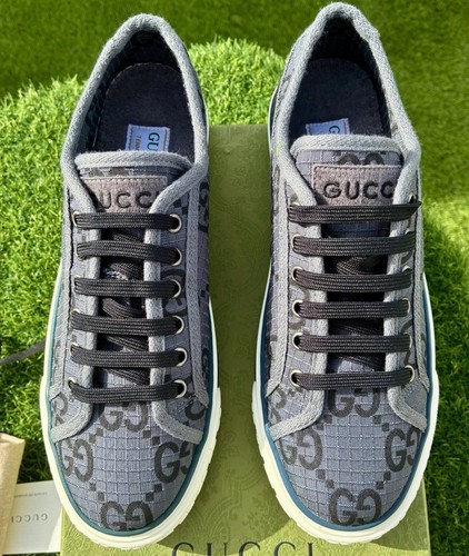 Gucci tennis 1977 grey black - gucci,