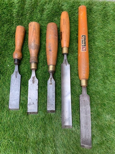 Vintage sorby wood - wood, chisels