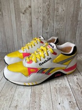 Reebok ERS 2000 White/Yellow/Pink/Black 1-182138 - Y2K Trainers - Size UK 7