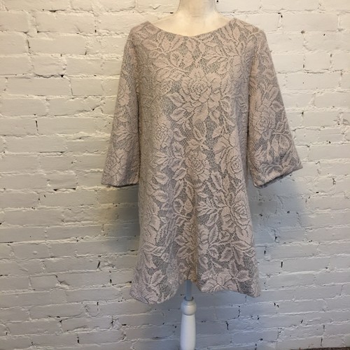 Chalet floral knit mesh mini