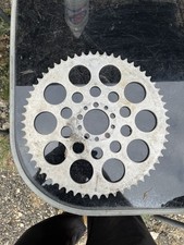 Talon Vintage Alloy Motorcycle Rear Trials MX Sprocket Size Shown 59 Tooth Good 
