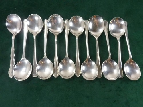Vintage silver plated soup - vintage,
